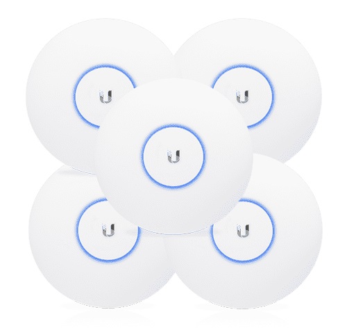 Комплект из 5 точек доступа Ubiquiti UAP-AC-PRO-5