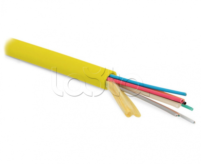 Кабель волоконно-оптический Hyperline FO-MB-IN-9S-48-LSZH-YL