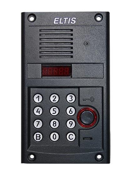 Панель вызова ELTIS DP300-RDC24 (черн.-серый антрацит муар 7021)