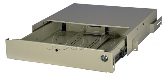 Полка выдвижная для LCD-мониторов, для шкафов глубиной 600 и 800 мм, серая AESP REC-SVMT-C-GY