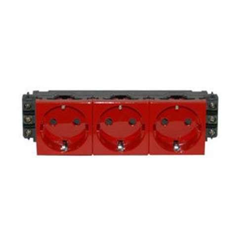 Розетка 3х2К+3 Mosaic Legrand (077453)