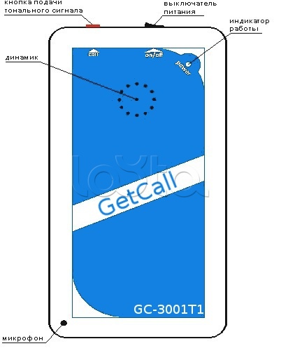 Устройство переговорное Getcall GC-3001T1