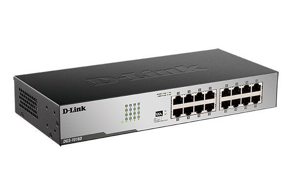 Неуправляемый коммутатор D-Link DGS-1016D/I2A