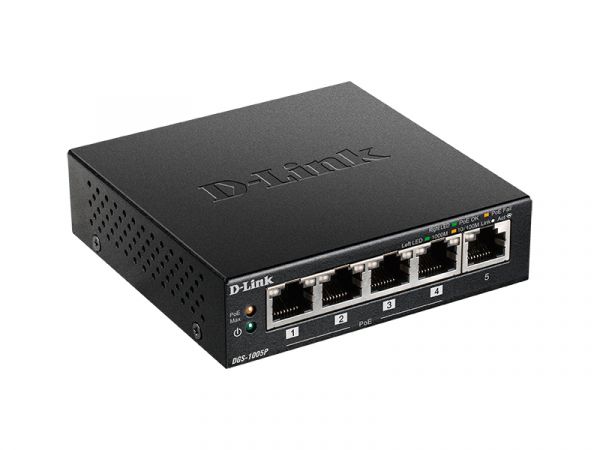 Коммутатор D-Link DL-DGS-1005P/B3A