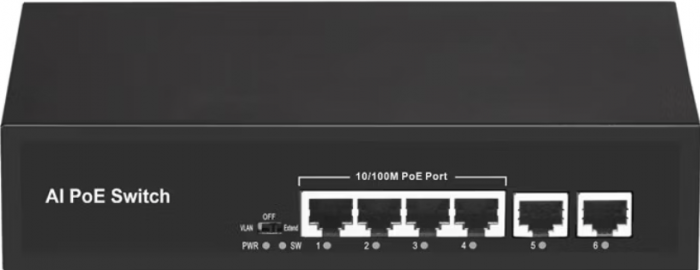Неуправляемый PoE коммутатор Falcon Eye FE-4FPF2