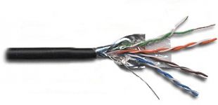  Кабель S/FTP, 4 пары, Кат. 7, LSZH, оранжевый LAN-7SSTP-LSZH LANMASTER (305 м)