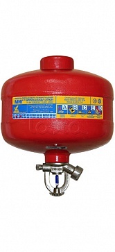 Модуль порошкового пажаротушения ПОЖТЕХНИКА МПП-2,5/141 МИГ (температура срабатывания +141°С) (красный)