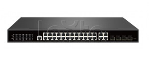 Управляемый L2 PoE коммутатор 24GE+4Uplink+4SFP, Gigabit Managed PoE Switch Tantos TSn-24GP28C4M