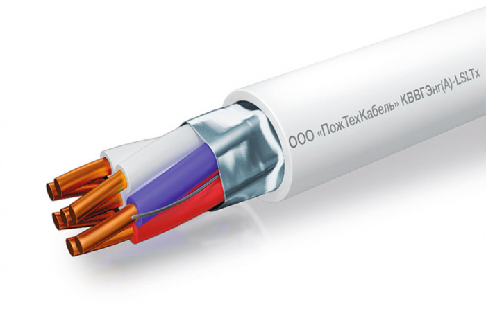 Кабель контрольный огнейстойкий КВВГЭнг(А)-FRLSLTx 5х1 ПожТехКабель (181-010)