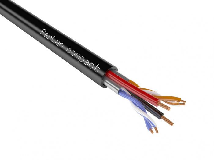 Кабель для СКС и IP-сетей ParLan Patch compact U/FTP Cat5e PE 2х2х0,48 mm+2х0,75 mm Паритет