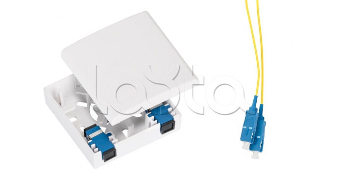 Розетка оптическая NIKOMAX NMF-WO02SCAS2-CS-WT