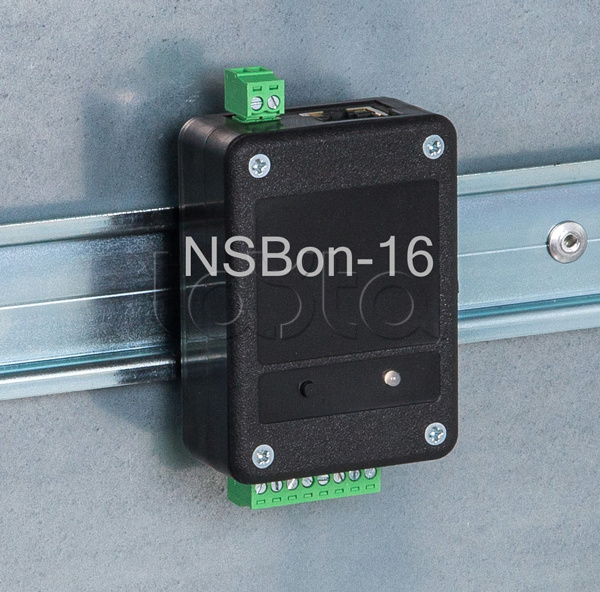 Контроллер состояния антивандальных датчиков и напряжения питания, 1 Ethernet NSGate NSBon-16 (K064801T)