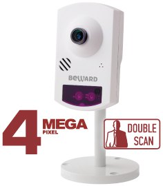 IP-камера видеонаблюдения миниатюрная Beward BD46C (2,8 мм)