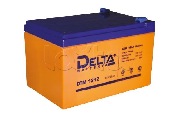 Аккумулятор свинцово-кислотный Delta DTM 1212