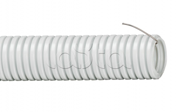 Труба гофр. ПВХ 16 мм с зондом (10 м) IEK (CTG20-16-K41-010I)