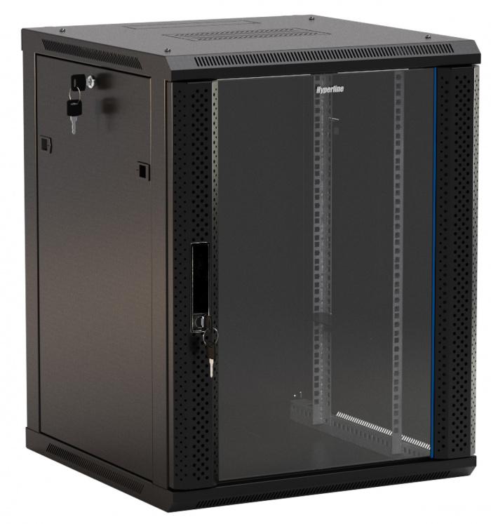 Шкаф настенный Hyperline TWB-2745-GP-RAL9004