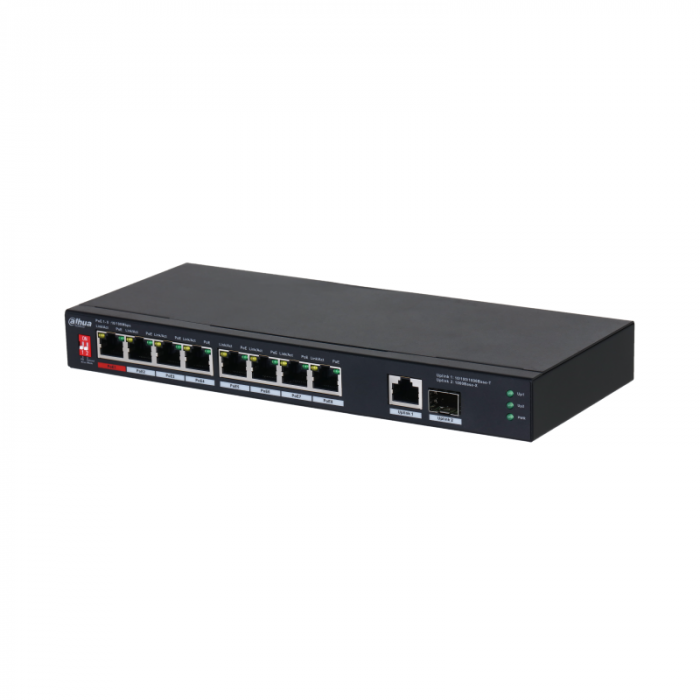 8-портовый неуправляемый коммутатор с РОЕ Dahua DH-PFS3110-8ET1GT1GF-96
