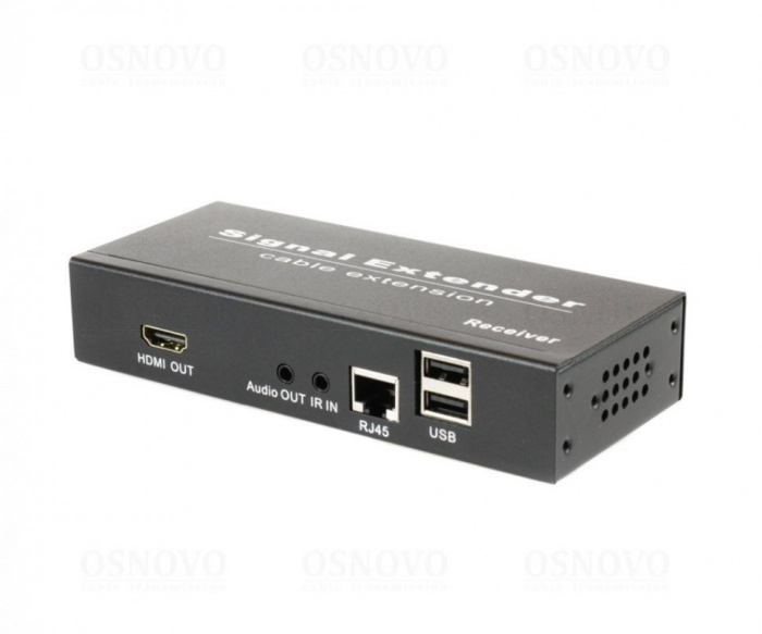 Дополнительный приёмник для комплекта передачи HDMI по сети Ethernet OSNOVO RLN-HiKMDA2