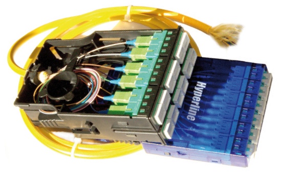 Кассета для оптических претерминированных решений Hyperline PPTR-CSS-1-6xDLC-SM/BL-BL