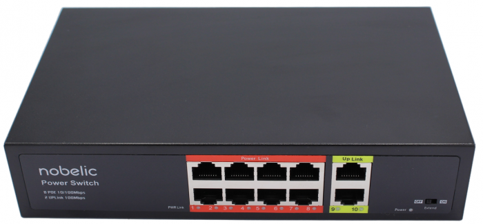 Неуправляемый PoE коммутатор Nobelic NBLS-1008N