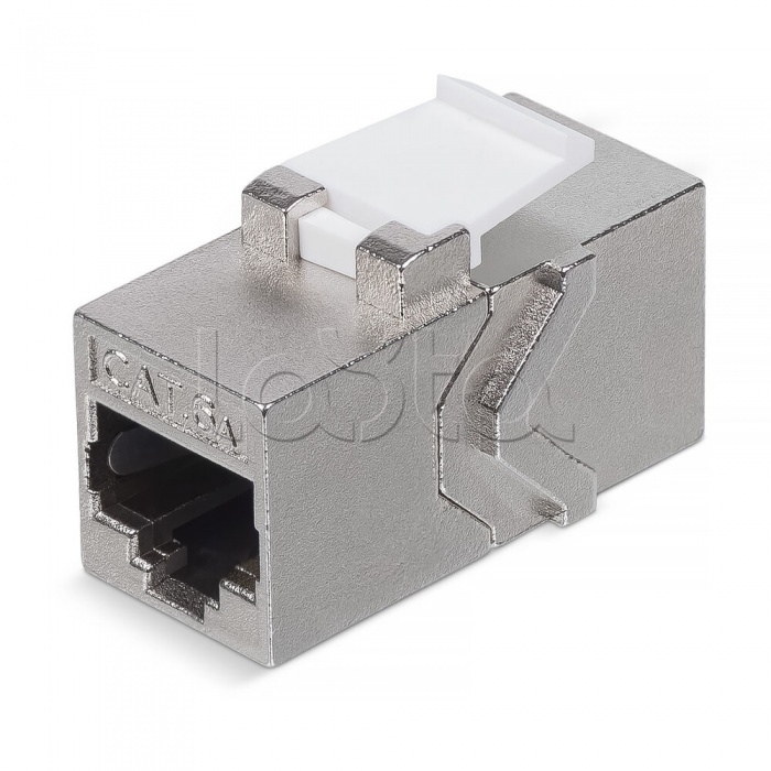 Адаптер проходной RJ45-RJ45 Cabeus CA-8p8c-C6a-SH