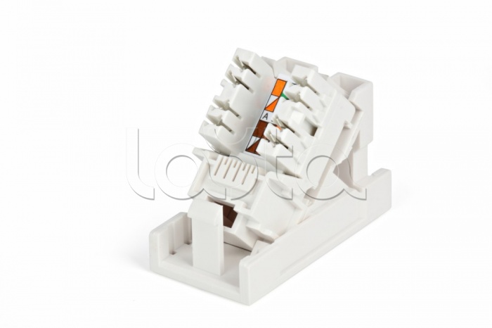 Розетка вставка 45x22,5 Hyperline SIP2K-C6-M45-22.5