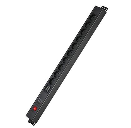 Блок распределения питания вертикальный для 19&quot; шкафов DKC R5VSH10SWOPAM