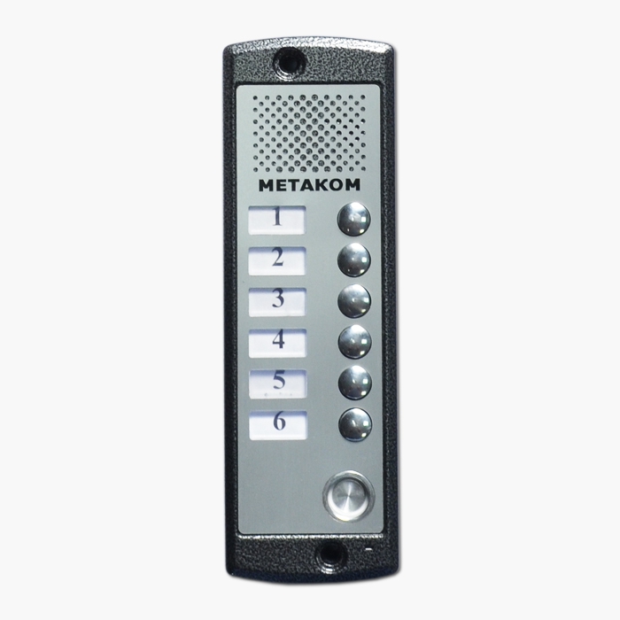 Блок вызова домофона Метаком MK6-X-TM