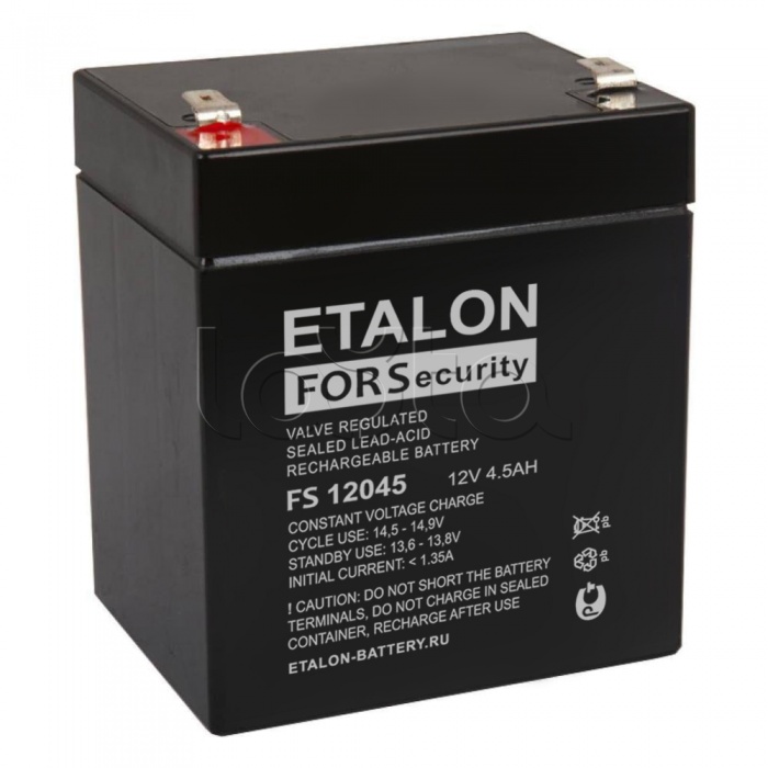 Аккумулятор АКБ 12 - 4.5 ETALON FS 12045