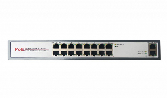 Коммутатор 16 портовый BAS-IP SH-20.16