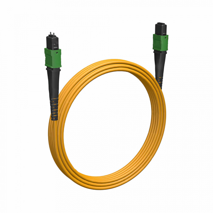Кабельная сборка MPO(F) -MPO(M)-12 волокон 9/125 OS2, 1 m Cabeus (FOP-9-12-MPO(F)-12-MPO(M)-B-1m)