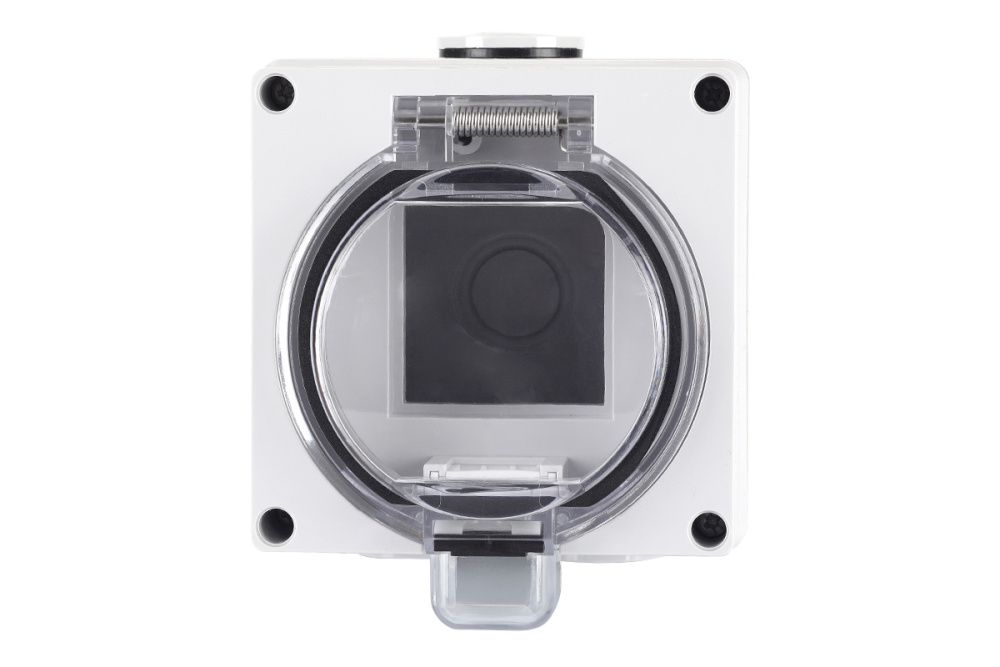 Коробка Industrial IP65, 2 модуля 45 × 22,5 мм, серый EuroLan 12C-01-66-10GY