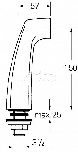Крепление для вертикального монтажа Simplex 4100-2303