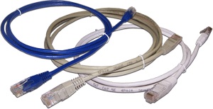 Патч-корд RJ45 TWT UTP кат.5e, с заливными колпачками, 5.0 м, серый TWT TWT-45-45-5.0-GY