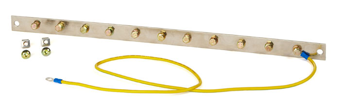 Шина заземления медная 19&quot; Hyperline TGRD-19