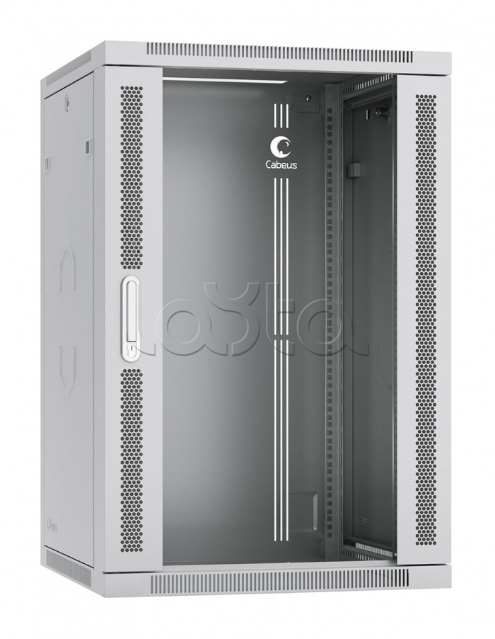 Шкаф телекоммуникационный настенный 18U Cabeus (SH-05F-18U60/60-R)