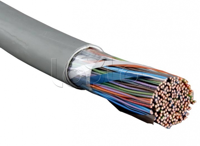 Кабель витая пара, неэкранированная Hyperline UUTP100-C3-S24-IN-LSZH-GY