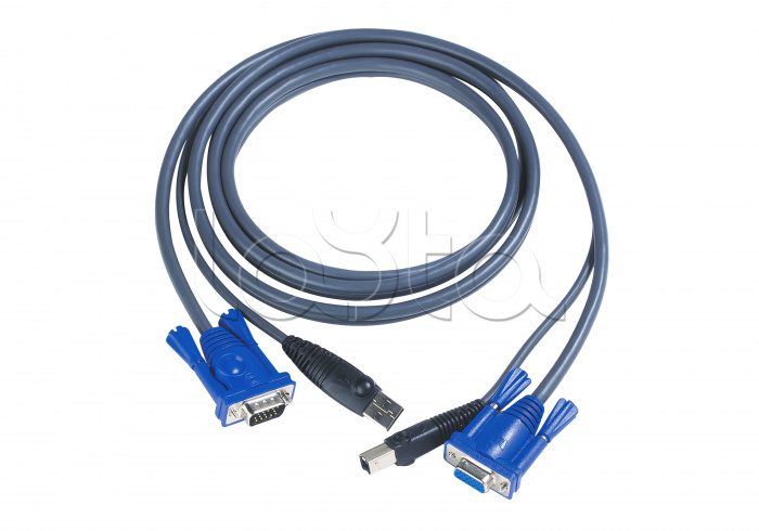 КВМ-кабель с интерфейсами USB, VGA (3м) ATEN 2L-5003U
