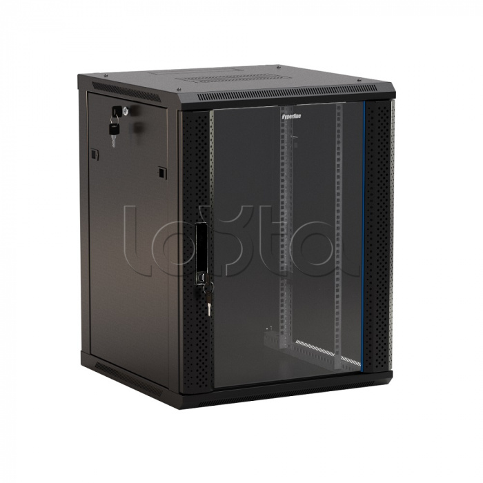 Шкаф настенный 6U Hyperline TWB-0645-GP-RAL9004