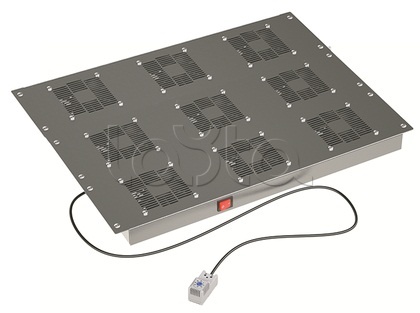 Потолочный вентиляторный модуль, с термостатом 9 вент. для крыши Ш=800мм DKC R5VSIT8009FT