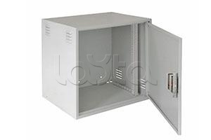 Шкаф настенный 12U антивандальный NETLAN EC-WS-126045-GY