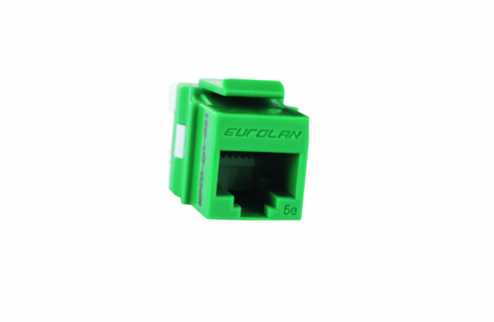 Вставка Keystone RJ45, кат. 5e, неэкран. Eurolan (16B-U5-03GR)