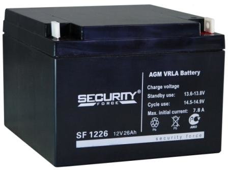 Аккумулятор свинцово-кислотный Security Force SF 1226