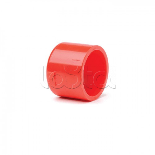 Заглушка для аспирационной системы D25мм, АБС, цвет красный, упаковка 20 штук Экопласт 49925-20