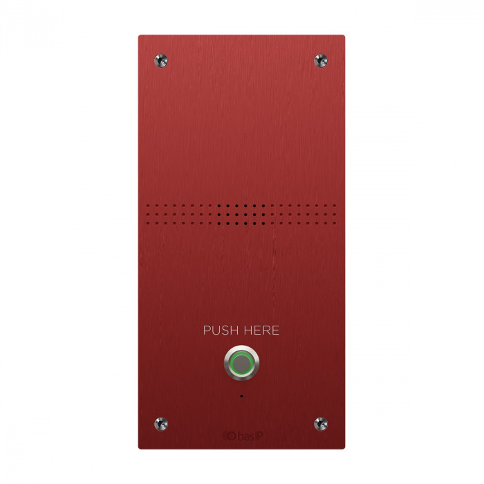 Аудио-панель вызывная BAS-IP AV-04AFD RED