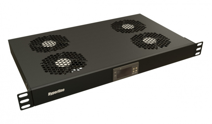 Модуль вентиляторный Hyperline TRFA-WB-MICR-4F-RAL9004
