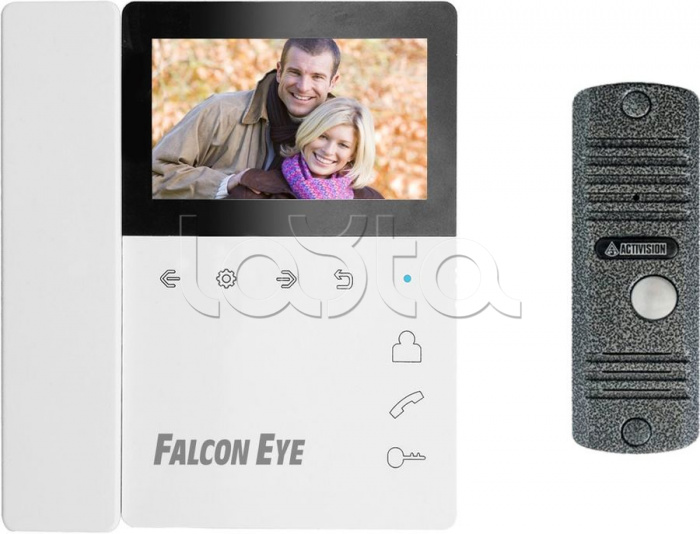 Комплект видеодомофона Lira + AVC-305 (PAL) Антик Falcon Eye