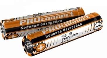 Батарейка солевая PROCONNECT АА (R6P) 30-0010