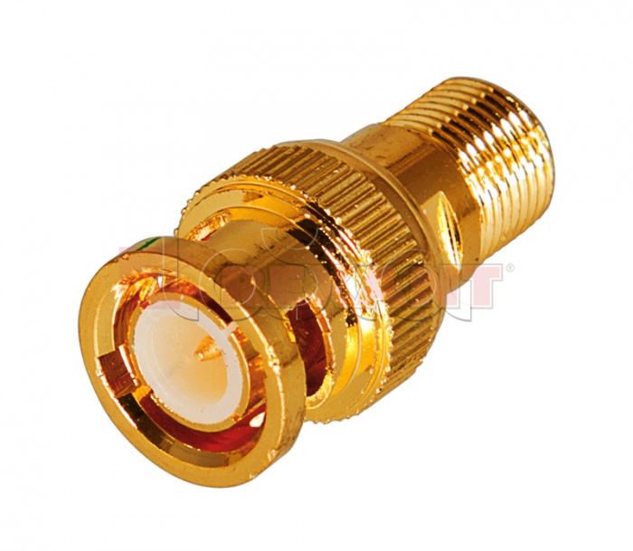 Переход гнездо F - штекер BNC GOLD (50шт/уп) PROCONNECT 05-3201-1