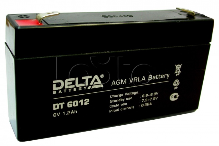 Аккумулятор свинцово-кислотный Delta DTM 607